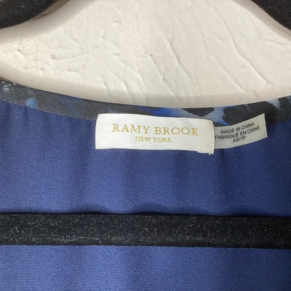 Ramy Brook Silk Animal Print Dress XS - Picture 10 of 12